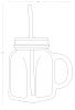 Paşabahçe 80388 Metal Green Cup with Lid, Straw and Handle, 450 cc