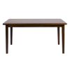 Espresso Finish 6pc Dining Set Tabe Bench and 4 Chairs Set Black Faux Leather Upholstered Seat Dining Kitchen Set Wooden Furniture