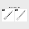 Stainless Steel Multifunctional Garlic Cutter Onion Knife Scallion Chopped Vegetable Cutter Sharp